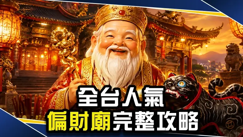 拜對財神才有偏財運！全台人氣財神廟完整攻略